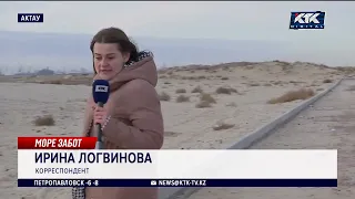 «Моря нет»: мангистаусцы шокированы видео с обмелением Каспия