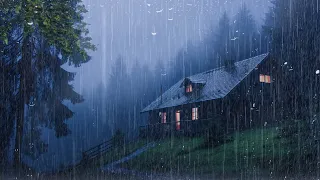 Fall Asleep With The Soothing Sounds Of Rain And Thunder | ASMR, Study, Relax with Rain Sounds