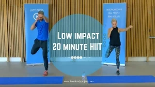 Low impact 20 minute HIIT workout - beginner/intermediate (H20 plan workout 1 )