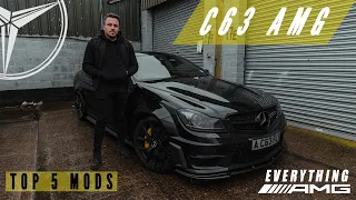 TOP 5 VISUAL MODS ON MY MERCEDES C63 AMG