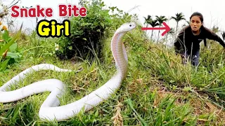 World's Most Dangerous Snake Bite Girl, Makes Her Faint  | Mike Vlogs