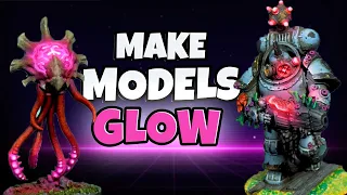How to paint Fluorescent Glow on your Miniatures!