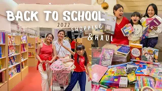 BACK TO SCHOOL SHOPPING + HAUL 2022 (HYBRID EDITION) | AustriaFamilyVlogs