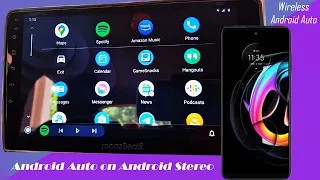 Wireless Android Auto on Android Stereo | Wireless Method | HeadUnit Reloaded