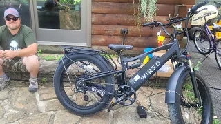 unboxing a Wired E bike