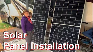 Entegra Coach Solar Panel installation | RV Living | RV Life