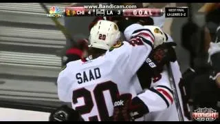 Patrick Kane winning goal 4-3 ( Chicago Blackhawks - Los Angeles Kings Playoff 2014 )