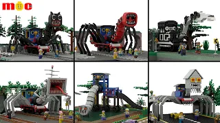 ALL LEGO Trevor Henderson Monster in CURSED THOMAS.EXE | MOC man