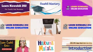 💥 How to Learn Swahili for Beginners 👉 Swahili Greetings 👉 Self Introduction