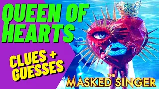 Queen of Hearts Clues and Guesses - Masked Singer - Episode 12