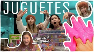 PROBANDO JUGUETES DE ESTADOS UNIDOS *hicimos explotar el microondas* | Hermanas JM