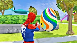 Hatching Rainbow Friend Egg, Spiderman Epic mission to find dinosaur eggs in GTA5