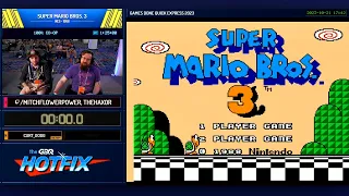 Super Mario Bros. 3 100% Co-op by Mitchflowerpower & TheHaxor at GDQx 2023