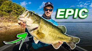 Fishing The LAND of GIANTS!! (NEW PB and 35 lb BAG of BASS)