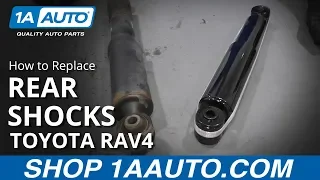 How to Replace Rear Shock Absorbers 06-18 Toyota RAV4