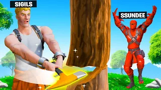 INSANE Lumberjack Hero Simulator in Fortnite