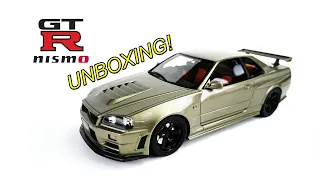 [Unboxing & Review] - Nissan Skyline GT-R R34 Nismo Z-Tune 1:18 by Otto Mobile - [4K]