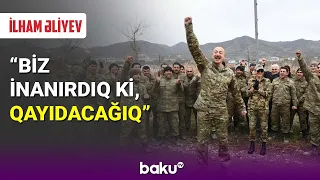 Prezident Vətən müharibəsindən danışdı - BAKU TV