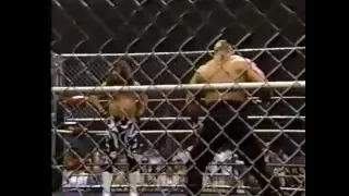 Road Warriors vs Terry Gordy & Jimmy Garvin (cage match)