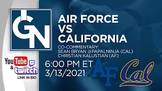 CAL VS AIR FORCE 3/13 6:00PM ET