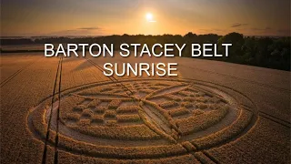 Sunrise At Barton Stacey Belt Crop Circle