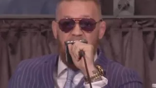 Conor McGregor to Jeremy Stephens "who the f*ck are you bro?"