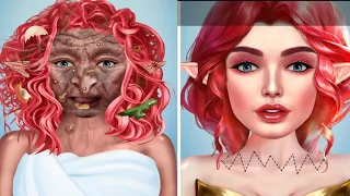 ASMR Remove Worm & Maggot Mermaid Infected | Severly Injured Animation |