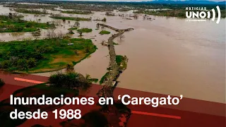 Imágenes de la NASA de dique Caregato registran sus inundaciones desde 1988 | Noticias UNO