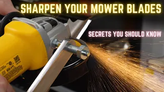 Best 3 Ways To Sharpen Lawn Mower Blades!