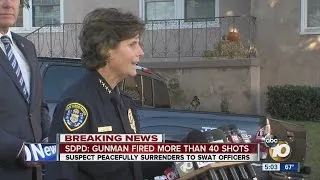 SDPD: Gunman fired more than 40 shots