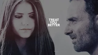 Elena/Rick/Negan | Treat you better (crossover)