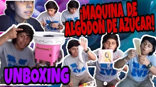 UNBOXING #1 📦 - MAQUINA DE ALGODON DE AZUCAR🤤 | ARMANDO GARCIA