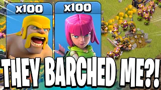 This Viewer 3 Starred Me with Barch! - Clash of Clans