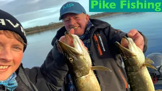 Pike Fishing on Lough Derg Ireland with Mal Mccormack