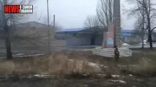 Дебальцево Позиции ВСУ после обстрела 03 02 15