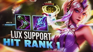 C'est IMPRESSIONNANT! - Pandore Reacts 'How this LUX SUPPORT Hit Rank 1! (Secret Q Trick)'