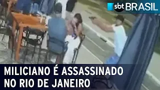 Assassinato de miliciano no Rio pode estar ligado à disputa de território | SBT Brasil (22/01/24)