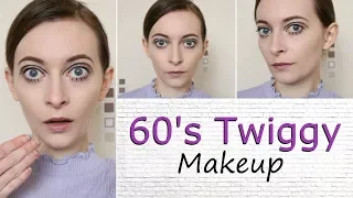 Twiggy Makeup Tutorial | 1960's MOD Graphic Liner | Laura Nolan