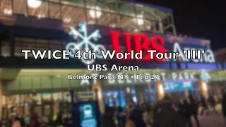 TWICE - 4th World Tour 'III' - UBS Arena, Belmont Park NY [FANCAM] [4K]