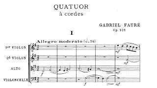 Gabriel Fauré - String Quartet in E Minor, Op. 121