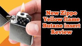 Zippo yellow flame butane insert review