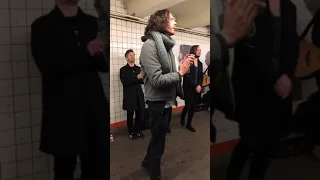 Hozier in NYC Subway /6 March 2019/full good quality