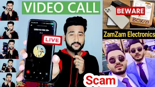 live call to zamzam chhota bhai scammer | zamzam electronics online iphone gift scam | zamzam scam