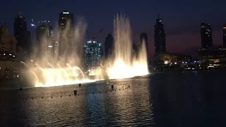 Dubai Fountain 2017