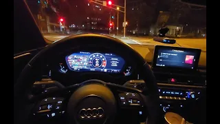 2019 Audi S4 Prestige Night Drive POV