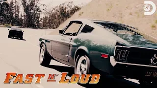 Gas Monkey’s Chase Scene from the Movie "Bullitt" | Fast N' Loud