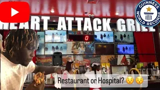 I got spanked because I did not finish my food!Heart Attack Grill