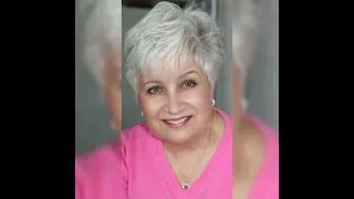 Most Papular layered short bob pixie haircuts for women's over 70 Year old #viral