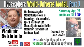 Hypersphere World-Universe Model, Part 3: Angular Momentum with Vladimir Netchitailo