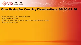 VIS 2020: Color Basics for Creating Visualizations